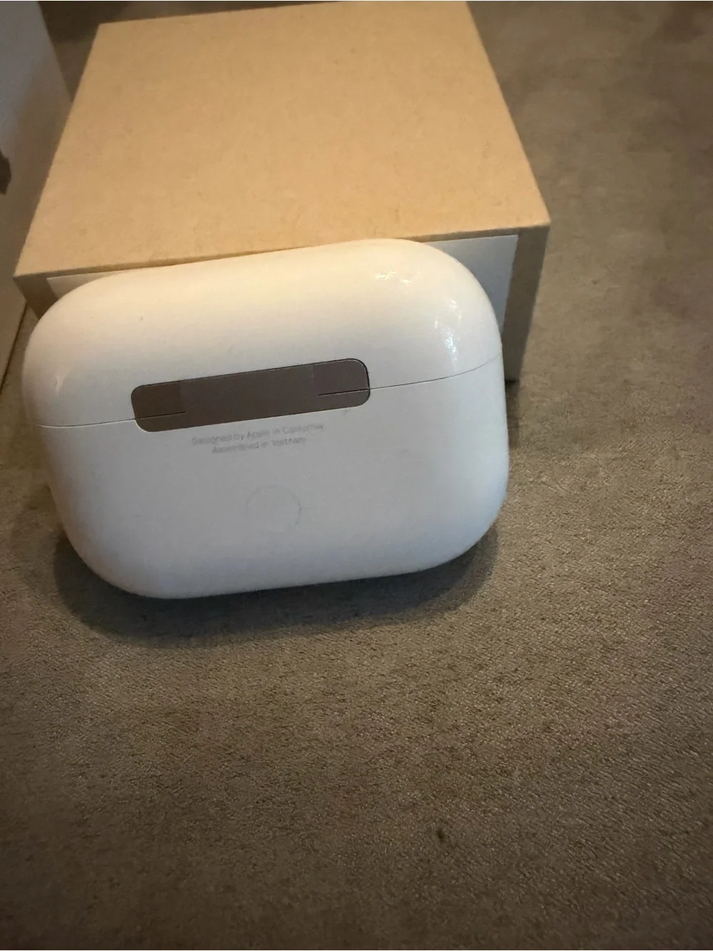 Apple White AirPods Pro Case with Floral Clear Silicone Sleeves